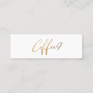 Tarjetas de fecha para café de oro de PixDezines F