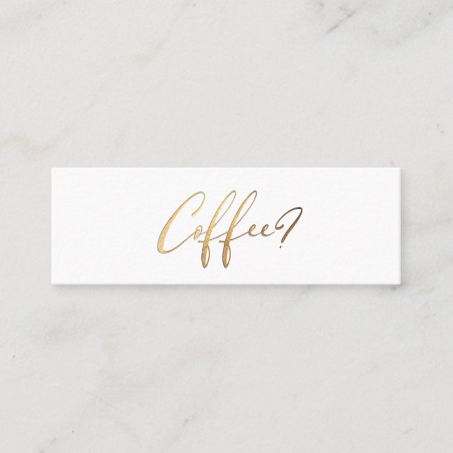 Tarjetas de fecha para café de oro de PixDezines F (Anverso)