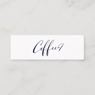 Tarjetas de fecha para café PixDezines Black+Gold