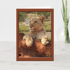 Tarjetas de felicitación africanas del proverbio