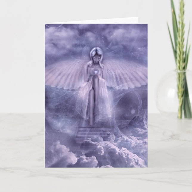 Tarjetas de felicitación Angel Heart (Anverso)