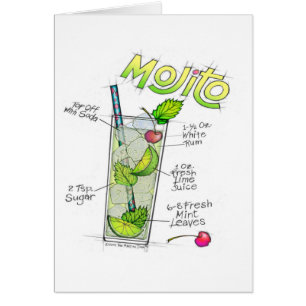 TARJETAS DE FELICITACIÓN - ARTE DEL CÓCTEL DE LA