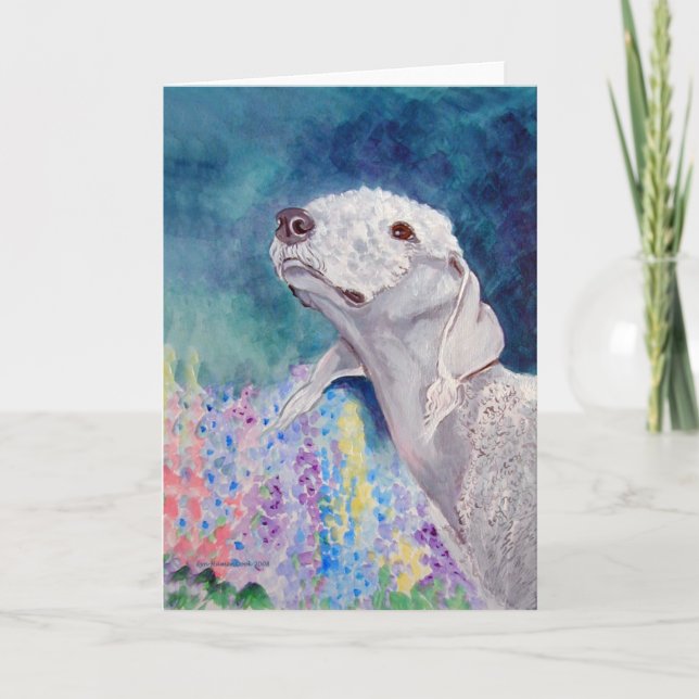 Tarjetas de felicitación Bedlington Terrier (Anverso)