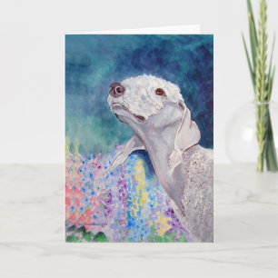 Tarjetas de felicitación Bedlington Terrier