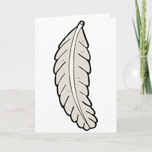 Tarjetas de felicitación Bird Feather