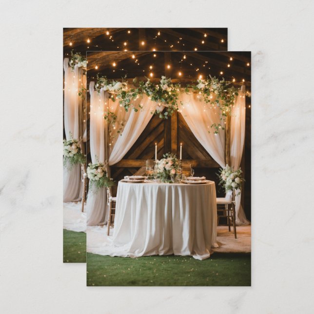 Tarjetas de felicitación boda > Tarjetas de compro (Anverso / Reverso)