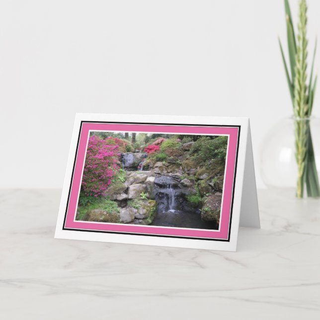 Tarjetas de felicitación Bodnant Gardens (Anverso)