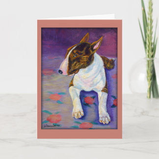 Tarjetas de felicitación Bull Terrier