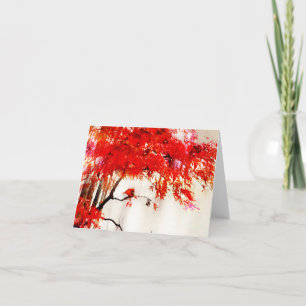 Tarjetas de felicitación cardinal, tarjetas de fel