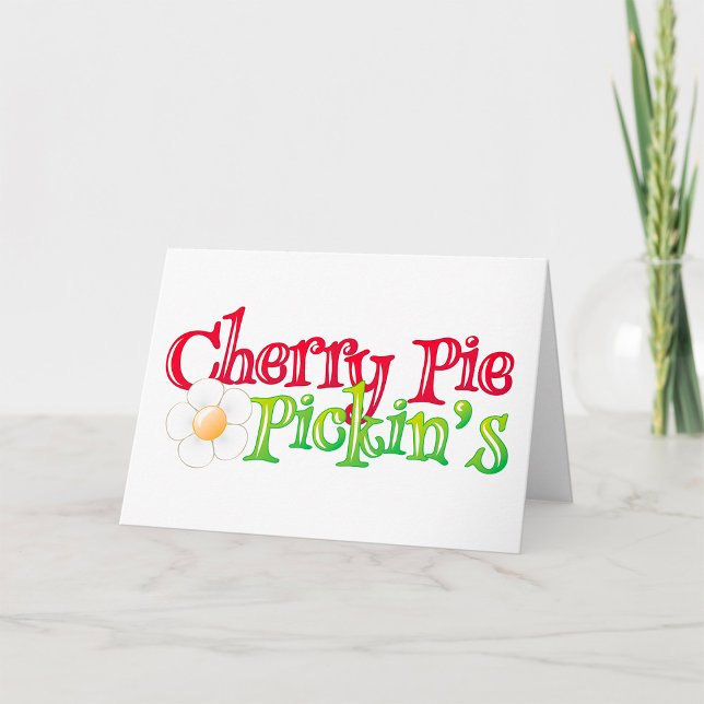 Tarjetas de felicitación Cherry Pie Pickins (Subido por el creador)