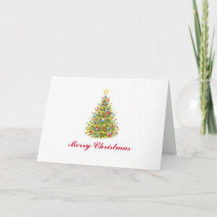 Tarjetas de felicitación Classic Tree de Navidad