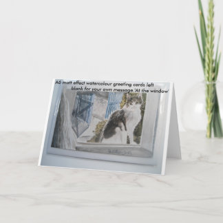 Tarjetas de felicitación color agua A6