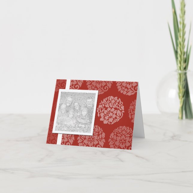 Tarjetas de felicitación con flores para Bouquet (Anverso)