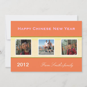 Tarjetas de felicitación con fotos de la familia d