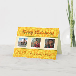 Tarjetas de felicitación con fotos de la familia F