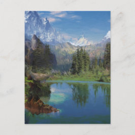 Tarjetas de felicitación con pintura de aceite de