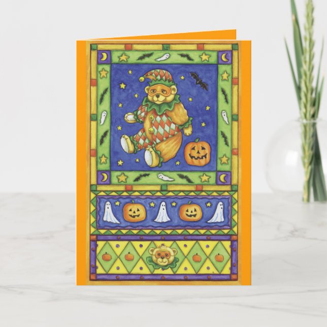 Tarjetas de felicitación Cute Halloween (Anverso)