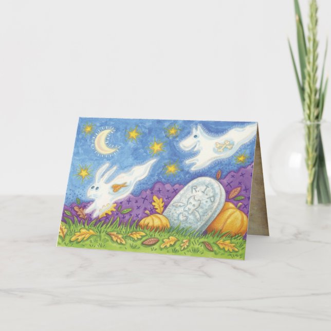 Tarjetas de felicitación Cute Halloween (Anverso)