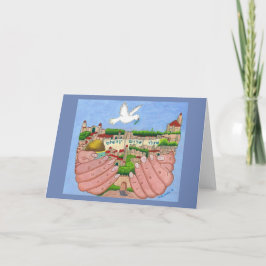 Tarjetas de felicitación de arte de Jerusalén