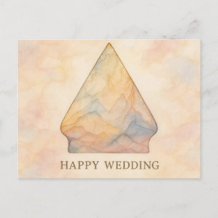 Tarjetas de felicitación de boda felices