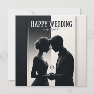 Tarjetas de Felicitación de Boda Feliz