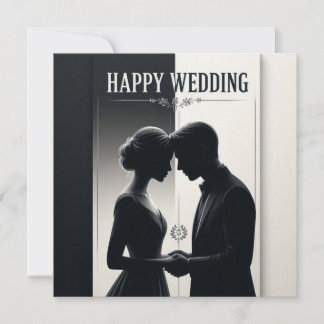 Tarjetas de Felicitación de Boda Feliz