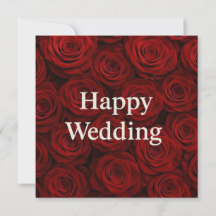 Tarjetas de Felicitación de Boda Feliz