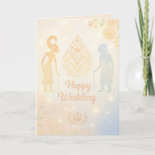 Tarjetas de Felicitación de Boda Plegables