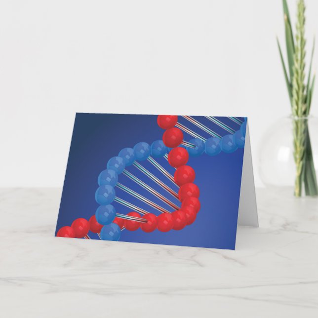 Tarjetas de felicitación de cadena de ADN (Anverso)