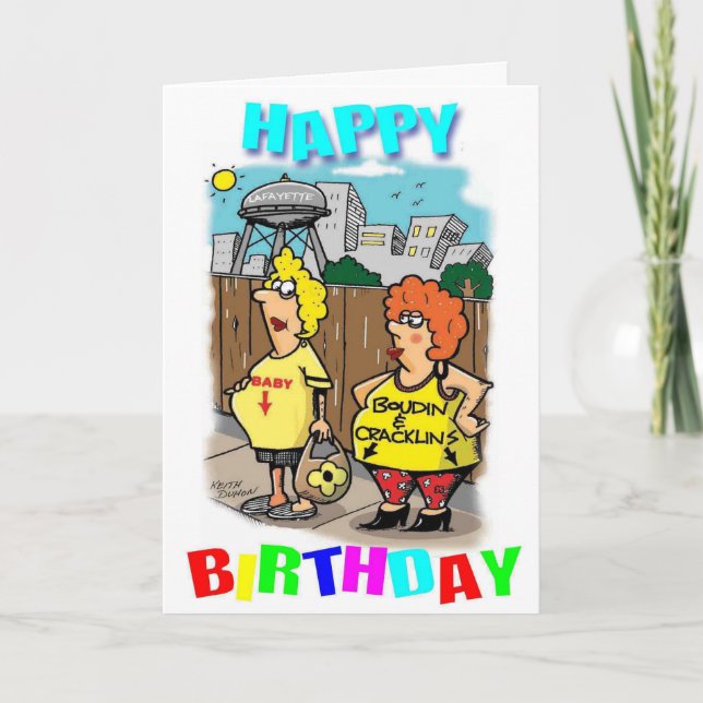 Tarjetas de felicitación de Cajun (Anverso)