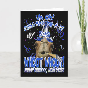 Tarjetas de felicitación de camello para Año Nuevo