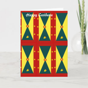 Tarjetas de felicitación de caribana feliz en Gran