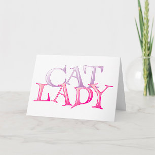 Tarjetas de felicitación de Cat Lady