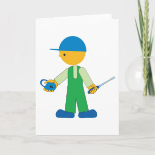 Tarjetas de felicitación de cerrajero