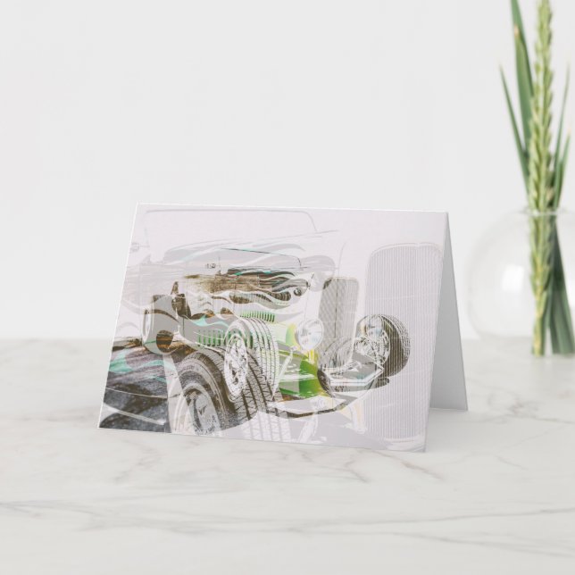 Tarjetas de felicitación de coches (Anverso)