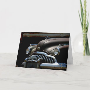Tarjetas de felicitación de coches antiguos