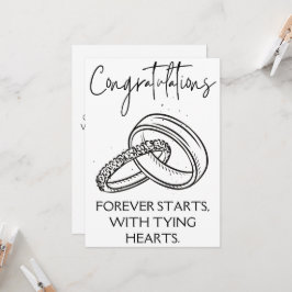 Tarjetas de felicitación de compromiso