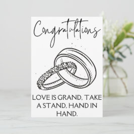 Tarjetas de felicitación de compromiso