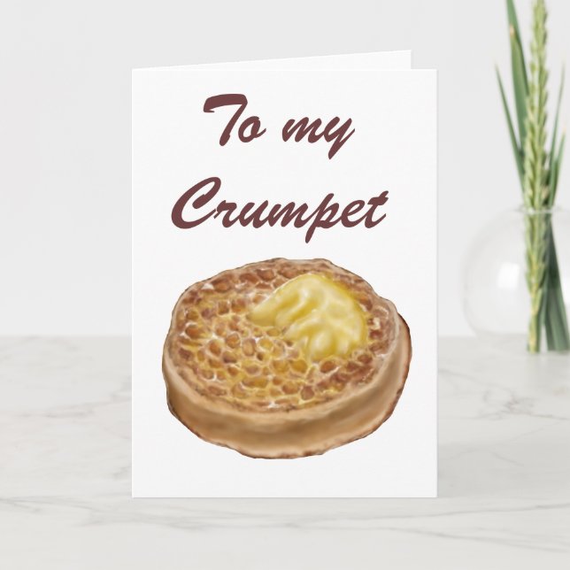 tarjetas de felicitación de crumpet (Anverso)