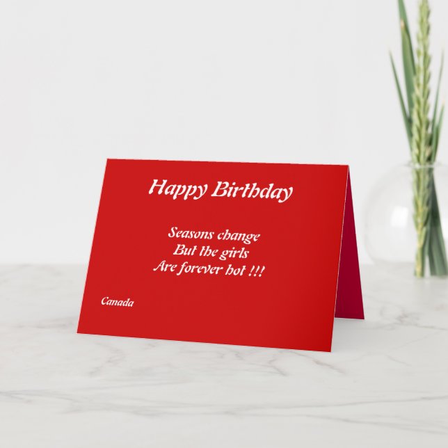Tarjetas de felicitación de cumpleaños para chicas (Anverso)