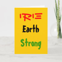 Tarjetas de felicitación de cumpleaños Rasta