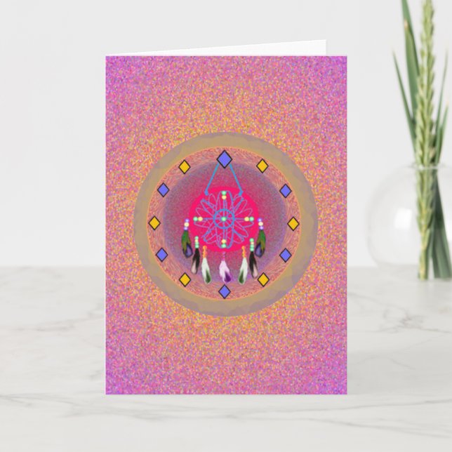 Tarjetas de felicitación de Dreamcatcher (Anverso)