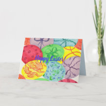 Tarjetas de felicitación de encargo de los huevos