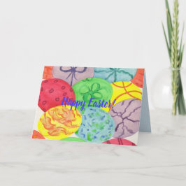 Tarjetas de felicitación de encargo de los huevos