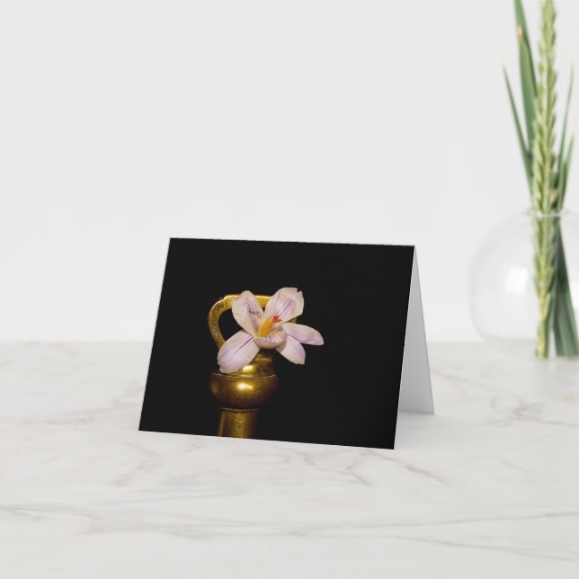 Tarjetas de felicitación de flores de primavera (Anverso)