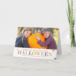 Tarjetas de Felicitación de Fotos de Halloween de 