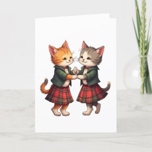 Tarjetas de Felicitación de Gatos Naranjas Bailand