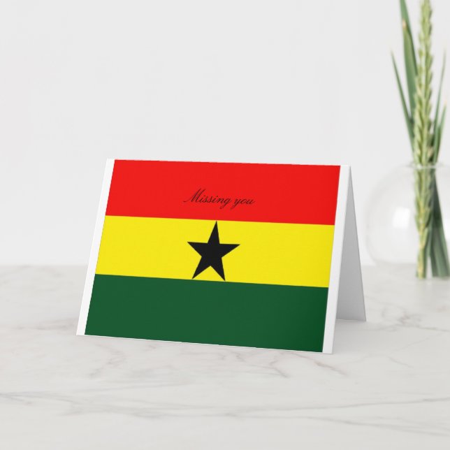 Tarjetas de felicitación de Ghana (Anverso)
