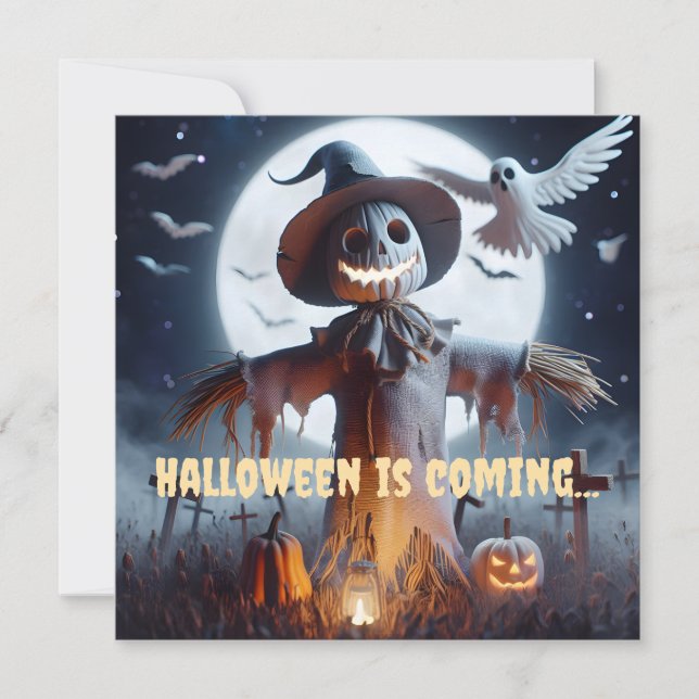 Tarjetas de felicitación de Halloween (Anverso)