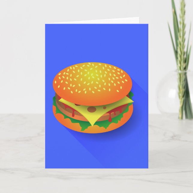 Tarjetas de felicitación de Hamburguesa Fresca (Anverso)